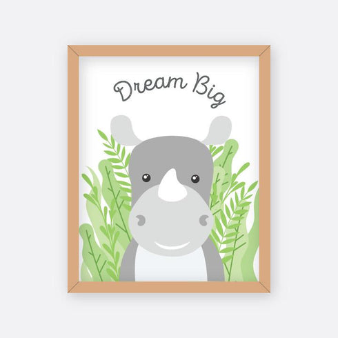 Wild Animal Portrait Frames Set